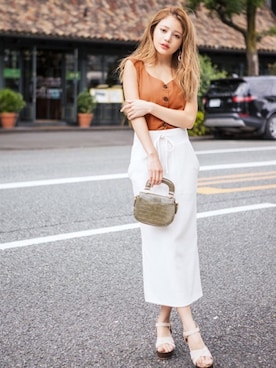 GRLグレイル_OFFICIALさん（レディース・158cm）の夏コーディネート