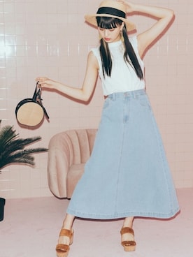 「アイテム（ピアス（両耳用））」を使った、GRLグレイル_OFFICIALさん（レディース・160cm）の夏コーディネート