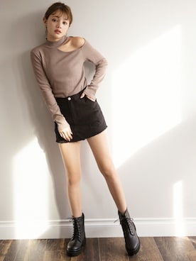 「カッティング」｜GRLグレイル_OFFICIALさん（レディース・158cm）の秋コーディネート