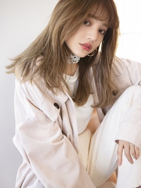 「GRL（グレイル）のアイテム（ピアス（両耳用））」を使った、GRLグレイル_OFFICIALさん（レディース・158cm）の秋コーディネート