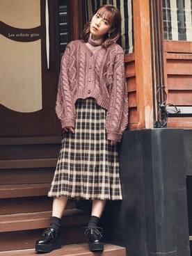 「GRL（グレイル）のアイテム（その他シューズ）」を使った、GRLグレイル_OFFICIALさん（レディース・153cm）の秋コーディネート