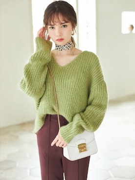 「GRL（グレイル）のアイテム（財布/小物）」を使った、GRLグレイル_OFFICIALさん（レディース・161cm）の秋コーディネート