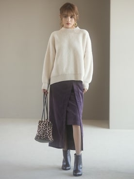 GRLグレイル_OFFICIALさん（レディース・158cm）の冬コーディネート