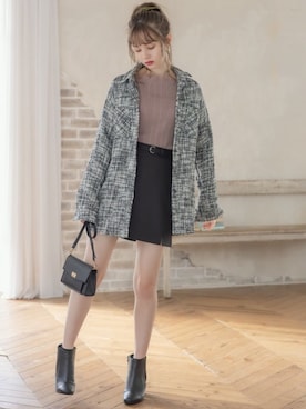 GRLグレイル_OFFICIALさん(レディース・161cm)の冬コーディネート