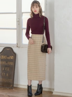 GRLグレイル_OFFICIALさん（レディース・161cm）の冬コーディネート