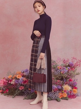 GRLグレイル_OFFICIALさん（レディース・161cm）の冬コーディネート