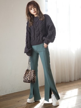 GRLグレイル_OFFICIALさん（レディース・158cm）の冬コーディネート