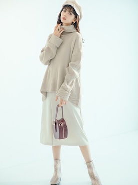 GRLグレイル_OFFICIALさん（レディース・163cm）の冬コーディネート