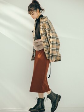 GRLグレイル_OFFICIALさん（レディース・163cm）の冬コーディネート