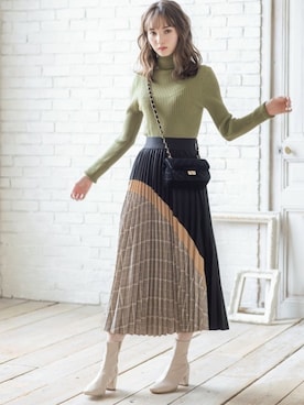 GRLグレイル_OFFICIALさん（レディース・161cm）の冬コーディネート