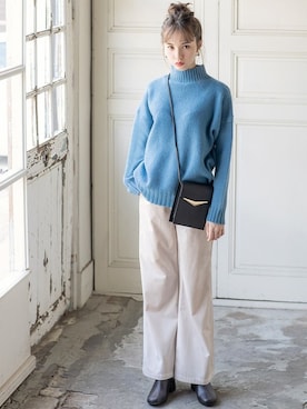 「グレイル」｜「アイテム（ブーツ）」を使った、GRLグレイル_OFFICIALさん（レディース・161cm）の冬コーディネート