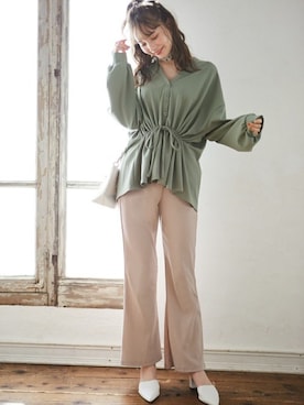 GRLグレイル_OFFICIALさん（レディース・161cm）の春コーディネート