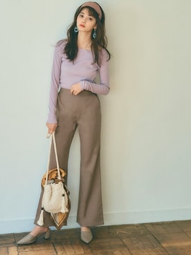 GRLグレイル_OFFICIALさん（レディース・163cm）の春コーディネート