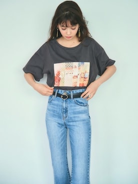 「GRL（グレイル）のアイテム（アクセサリー）」を使った、GRLグレイル_OFFICIALさん（レディース・163cm）の春コーディネート