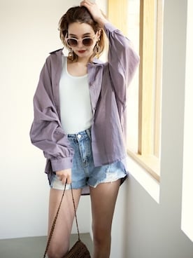 「プチプチ」｜GRLグレイル_OFFICIALさん（レディース・168cm）の春コーディネート