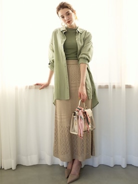 GRLグレイル_OFFICIALさん（レディース・168cm）の春コーディネート