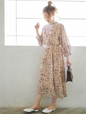 「GRL（グレイル）のアイテム（その他シューズ）」を使った、GRLグレイル_OFFICIALさん（レディース・161cm）の春コーディネート