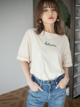 「GRL（グレイル）のアイテム（ピアス（両耳用））」を使った、GRLグレイル_OFFICIALさん（レディース・158cm）の春コーディネート