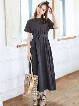 GRLグレイル_OFFICIALさん（レディース・161cm）の夏コーディネート