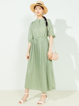 Grl グレイル の ドット柄スタンドカラーワンピース ワンピース Wear