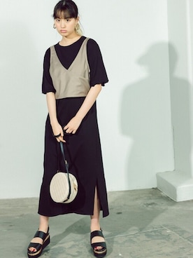 GRLグレイル_OFFICIALさん（レディース・160cm）の夏コーディネート