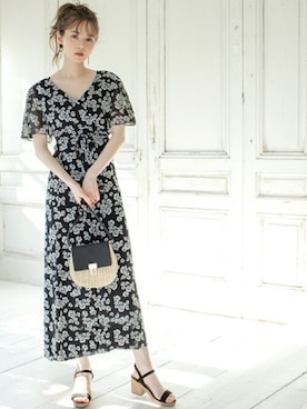 「GRL（グレイル）のアイテム（ピアス（両耳用））」を使った、GRLグレイル_OFFICIALさん（レディース・161cm）の夏コーディネート