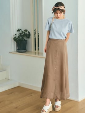 GRLグレイル_OFFICIALさん（レディース・163cm）の夏コーディネート