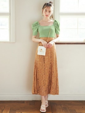 GRLグレイル_OFFICIALさん（レディース・161cm）の夏コーディネート