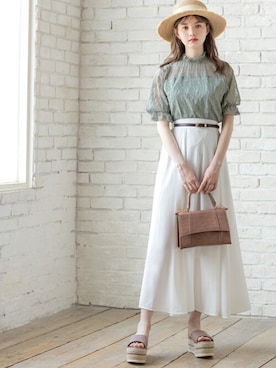 GRLグレイル_OFFICIALさん（レディース・161cm）の夏コーディネート