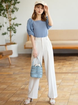 GRLグレイル_OFFICIALさん（レディース・158cm）の夏コーディネート