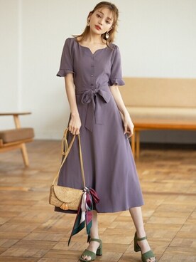 GRLグレイル_OFFICIALさん（レディース・158cm）の夏コーディネート