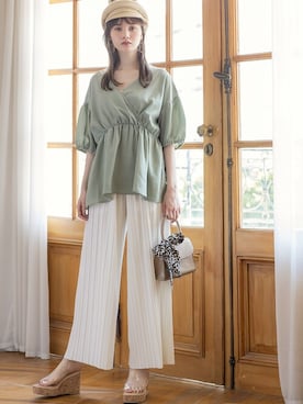 GRLグレイル_OFFICIALさん（レディース・161cm）の夏コーディネート