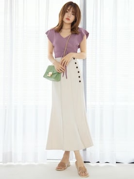 GRLグレイル_OFFICIALさん（レディース・158cm）の夏コーディネート