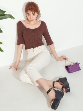 GRLグレイル_OFFICIALさん（レディース・168cm）の夏コーディネート