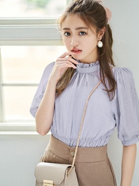 「シャーリング」｜GRLグレイル_OFFICIALさん（レディース・157cm）の秋コーディネート