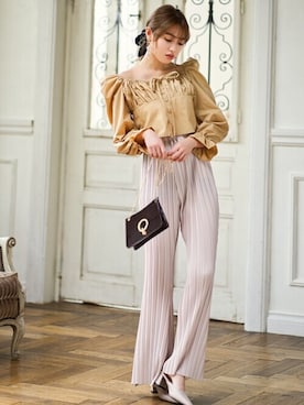 Grl グレイル の ボリュームスリーブショート丈ブラウス シャツ ブラウス Wear
