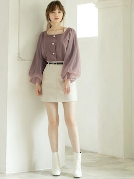 GRLグレイル_OFFICIALさん（レディース・161cm）の秋コーディネート