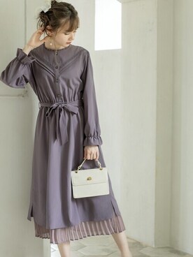 「プリーツ」｜GRLグレイル_OFFICIALさん（レディース・161cm）の秋コーディネート