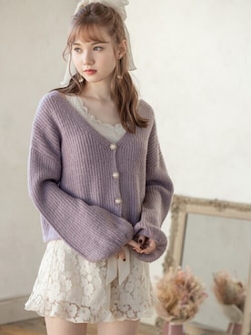 「アイテム（タンクトップ、ベージュ系）」を使った、GRLグレイル_OFFICIALさん（レディース・161cm）の秋コーディネート