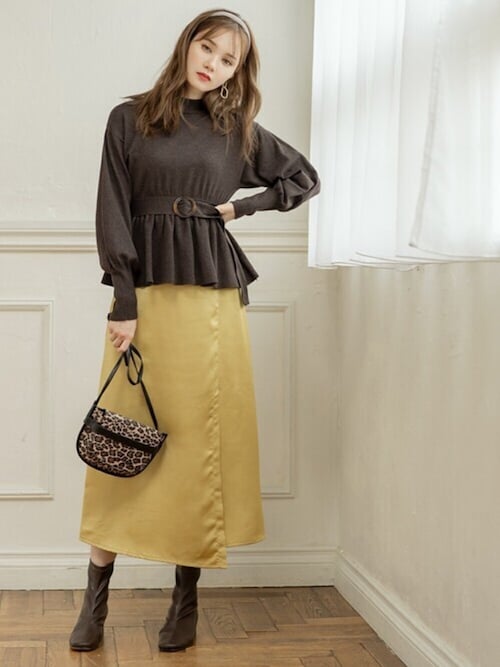 Grlグレイル Official Grl Grlのニット セーターを使ったコーディネート Wear Grlグレイル Official Grl Grlのニット セーターを使ったコーディネート Wear