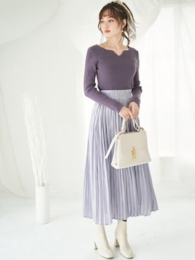 GRLグレイル_OFFICIALさん（レディース・161cm）の冬コーディネート