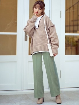 GRLグレイル_OFFICIALさん（レディース・157cm）の冬コーディネート