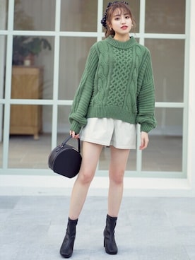 GRLグレイル_OFFICIALさん（レディース・157cm）の冬コーディネート