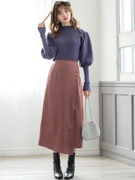 GRLグレイル_OFFICIALさん（レディース・161cm）の冬コーディネート