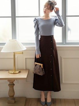 GRLグレイル_OFFICIALさん（レディース・161cm）の冬コーディネート