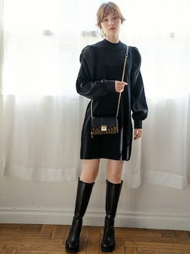 GRLグレイル_OFFICIALさん（レディース・161cm）の冬コーディネート