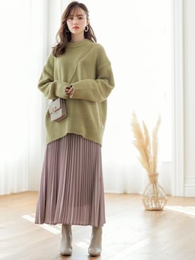 GRLグレイル_OFFICIALさん（レディース・161cm）の冬コーディネート