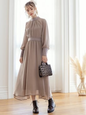 GRLグレイル_OFFICIALさん（レディース・161cm）の冬コーディネート