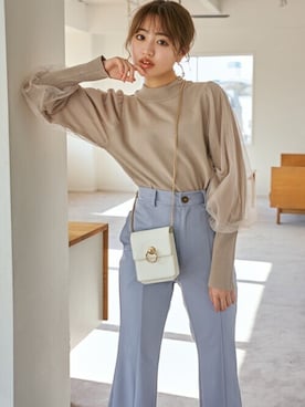 「チュール」｜GRLグレイル_OFFICIALさん（レディース・157cm）の冬コーディネート