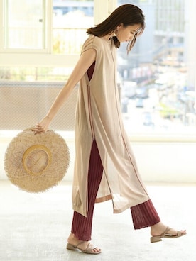 GRLグレイル_OFFICIALさん（レディース・170cm）の夏コーディネート